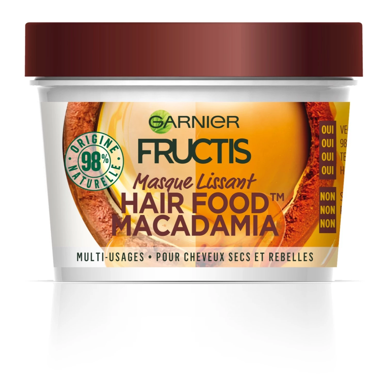 Máscara nutritiva 390ml - Hair Food FRUCTIS