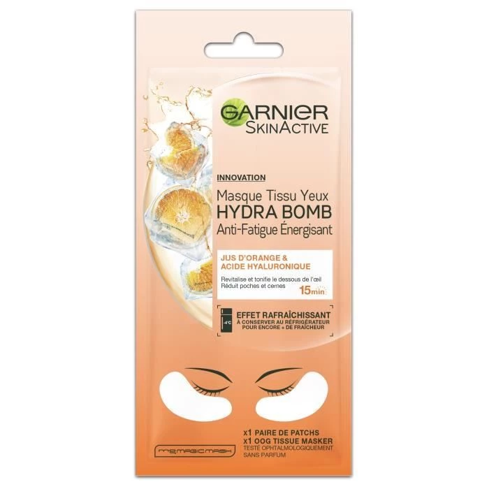 SkinActive Hydra Bomb Eye Masque, x2, GARNIER
