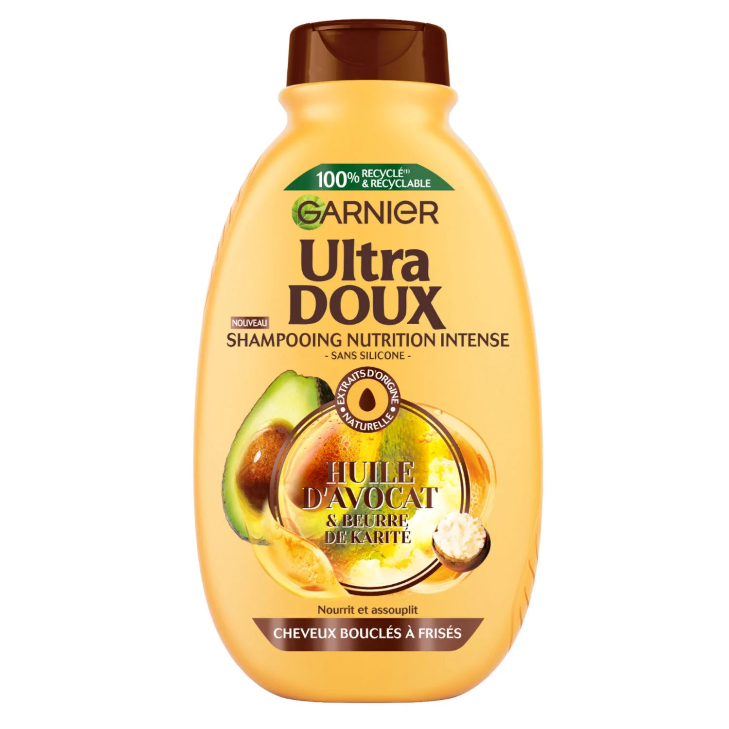 Intense Nutrition Shampoo for Curly Hair Avocado Shea, 300ml - GARNIER