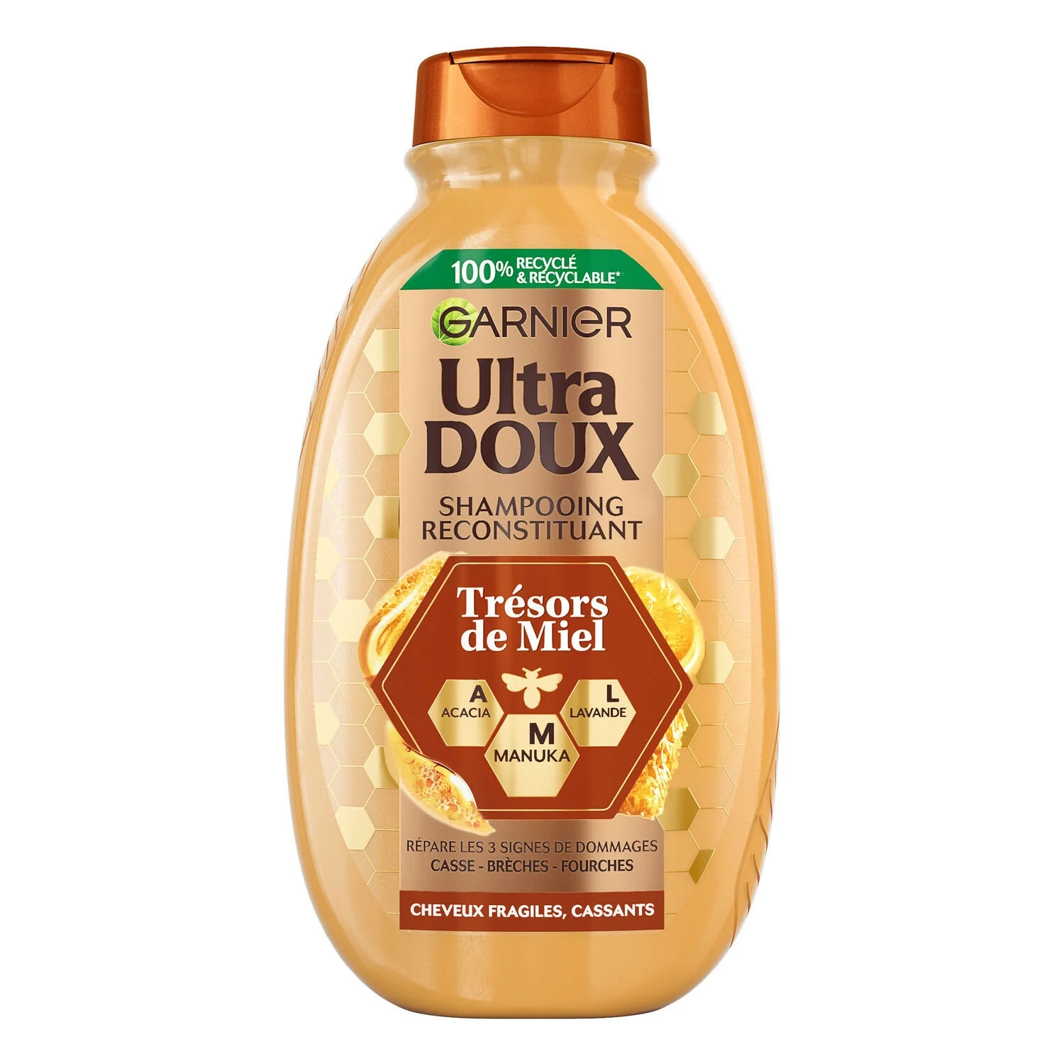 Trésors de Miel Replenishing Shampoo for Fragile Hair, 300ml - GARNIER