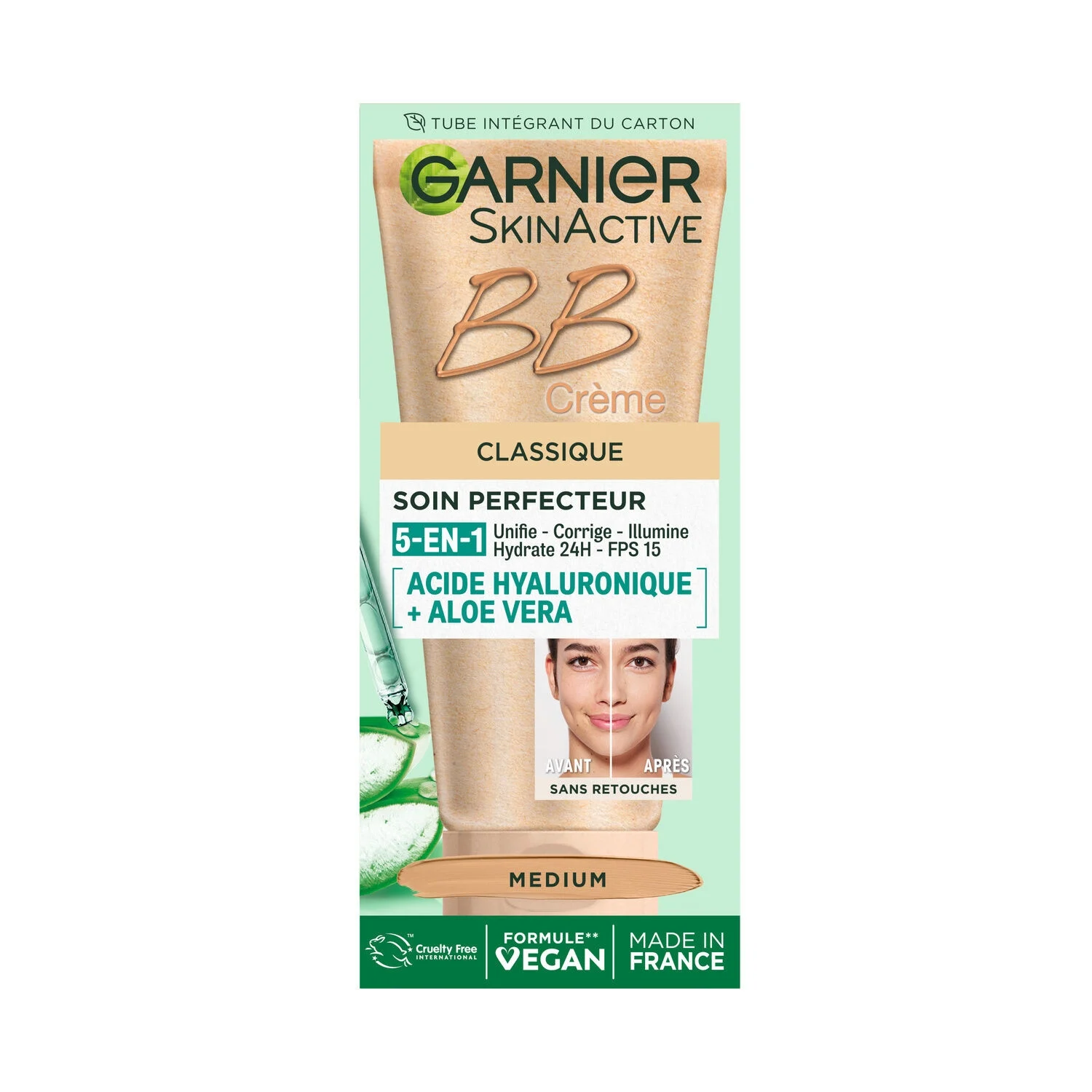 BB Cream 5in1 Classic Tint Medium, 50ml - GARNIER