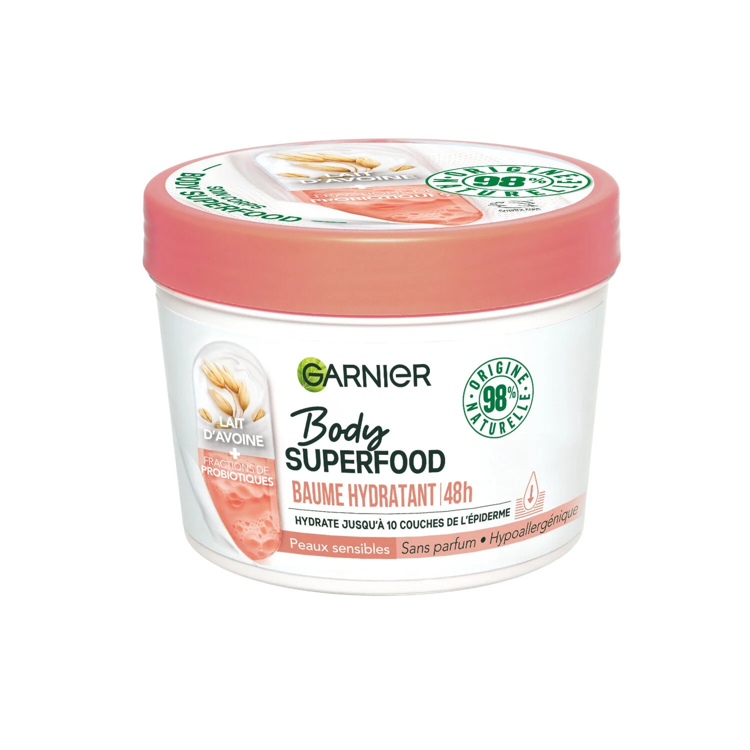 Crema Corpo Latte Avena E Probiotici Corpo Super Food 380ml - GARNIER