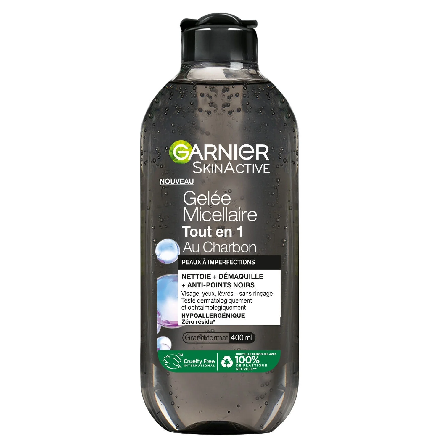 Eau Micellaire Charbon 400ml