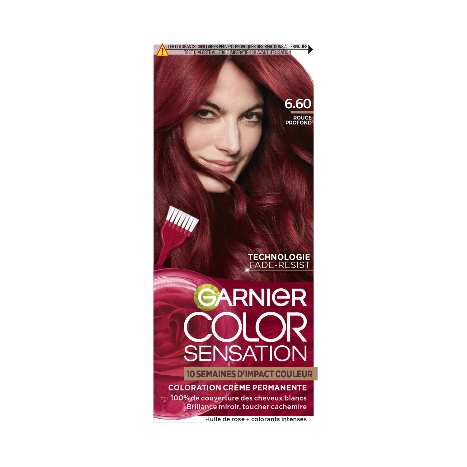 Coloration Cheveux Permanent Rouge Profond - Garnier