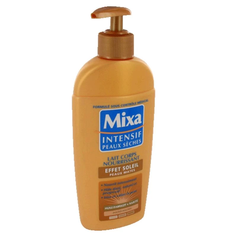 Lait corps nourrissant effet soleil peaux mates 250ml - MIXA