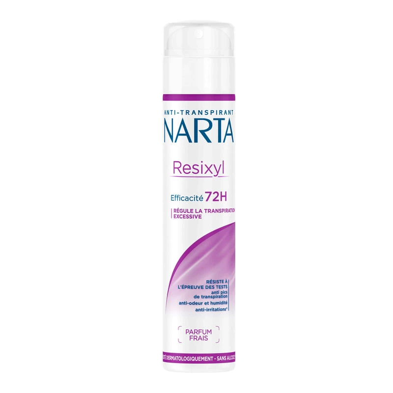Déodorant femme Resixyl 72h parfum frais 200ml - NARTA