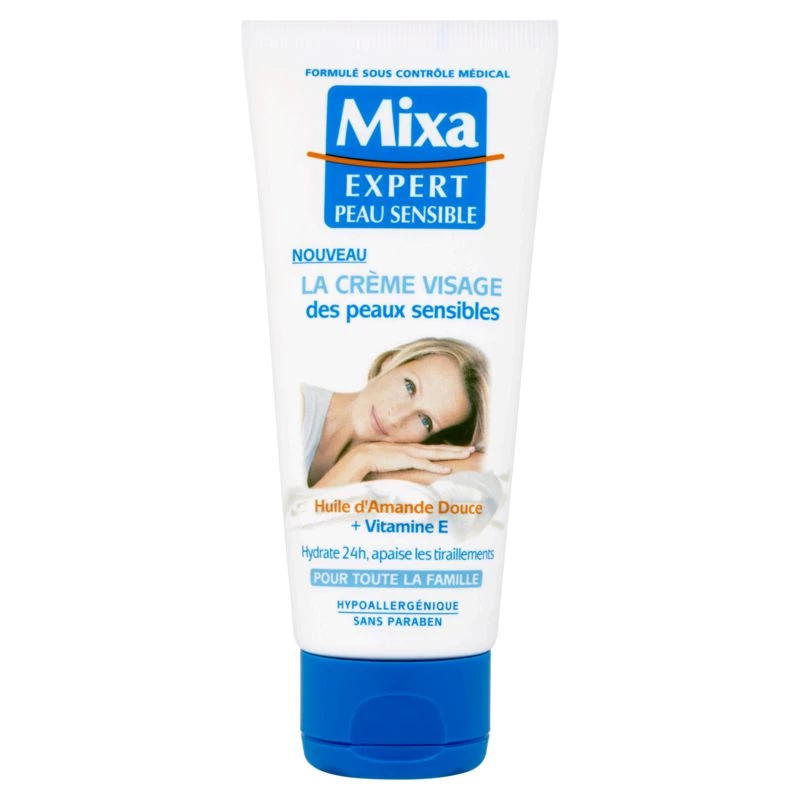 Creme facial para pele sensível 100ml - MIXA EXPERT