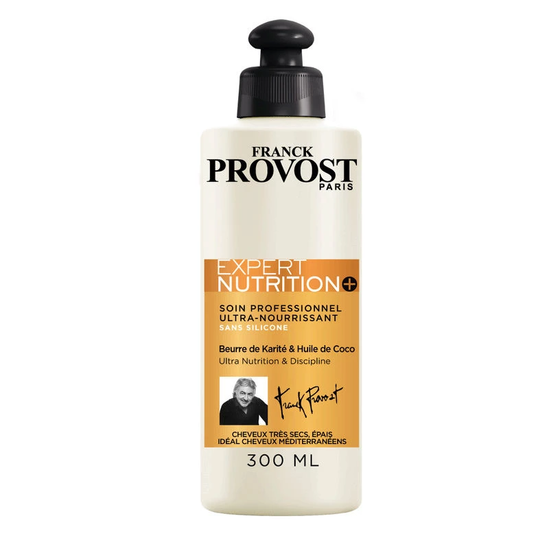 Soin ultra-nourrissant Expert Nutrition buerre karité/huile de coco 300ml - FRANCK PROVOST