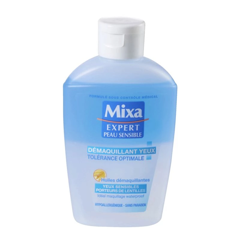 Eye Make-up Remover Optimal Tolerance Sensitive Skin 125ml - MIXA