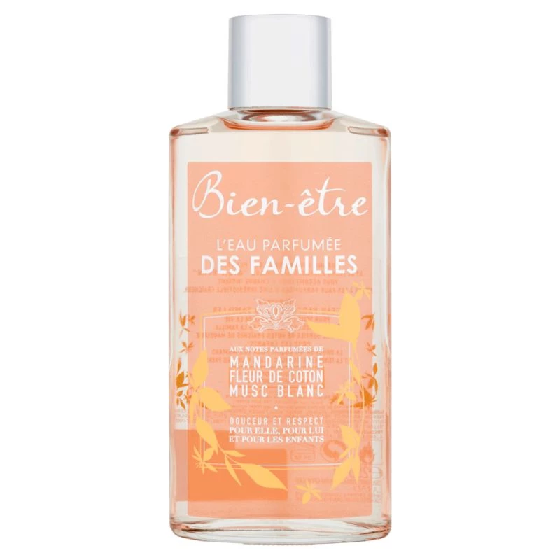 Perfume Familiar Mandarina, Flor De Algodon Y Almizcle Blanco 250ml - BIEN-ÊTRE