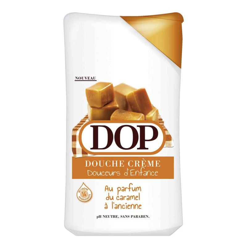 Gel douche parfum caramel à l'ancienne 250ml - DOP