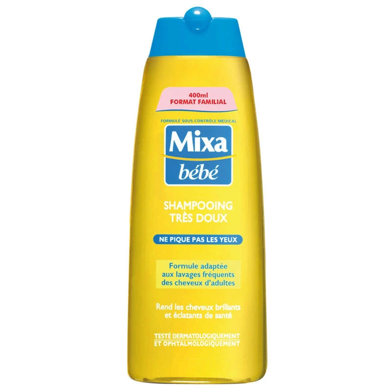 Shampooing très doux bébé 400ml - MIXA