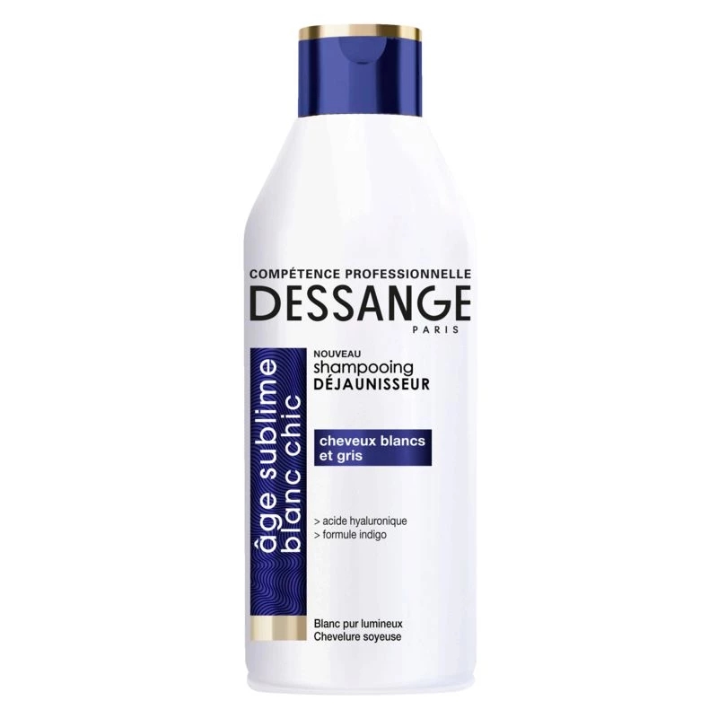 Shampooing déjaunisseur blancs et gris 250ml - DESSANGE