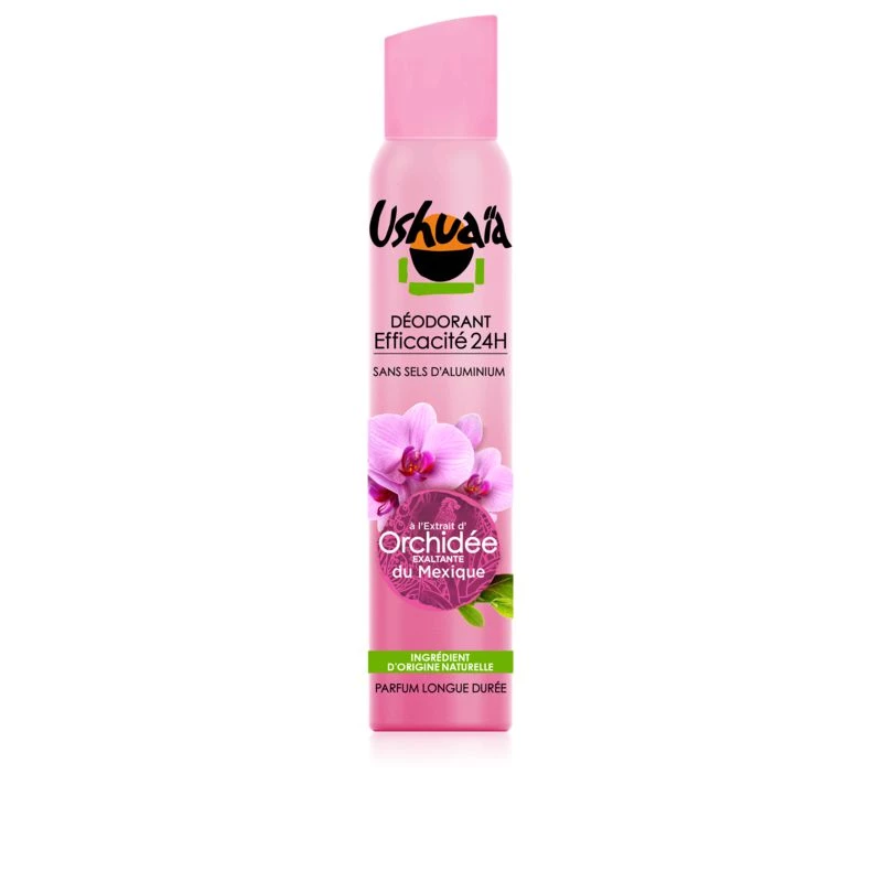 Desodorante feminino com extrato de orquídea mexicana 200ml - USHUAIA