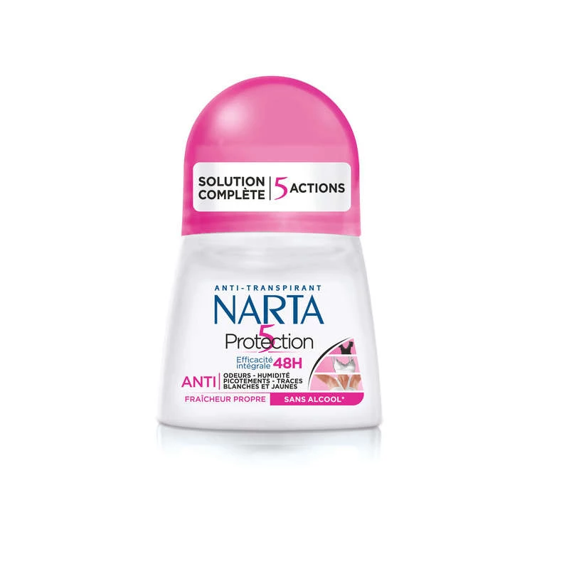 Proteção antitranspirante 5 50ml - NARTA
