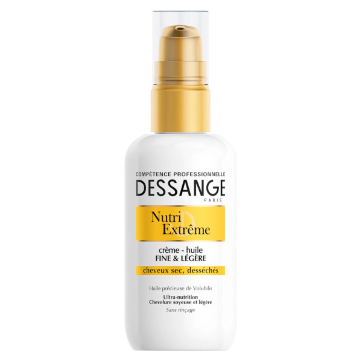 Nutri Extrême crema-aceite para el cuidado del cabello sin aclarado, para cabello seco y reseco 100ml - DESSANGE