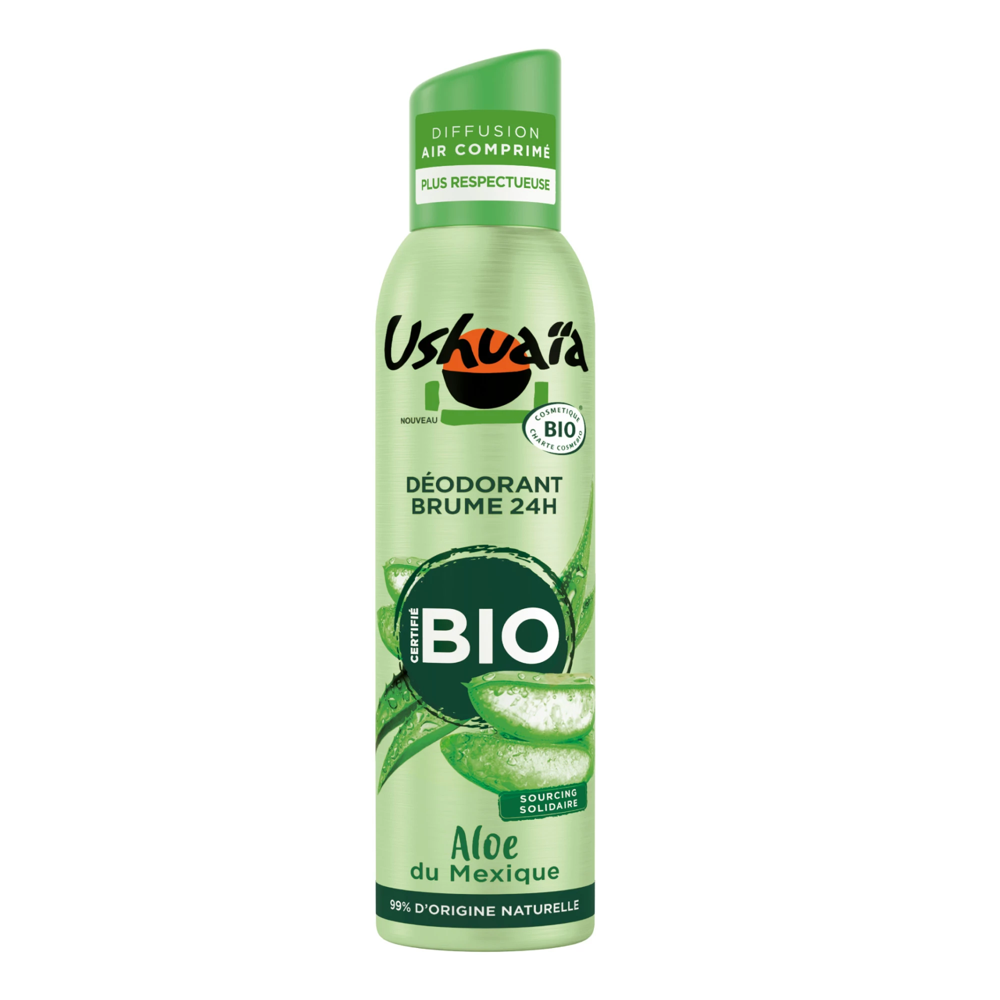 Ush Deo Brume Bio-Aloe 125ml