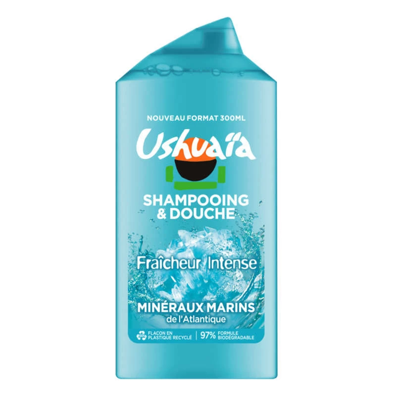 Intense Freshness Shower Gel with Marine Minerals 300ml - USHUAIA