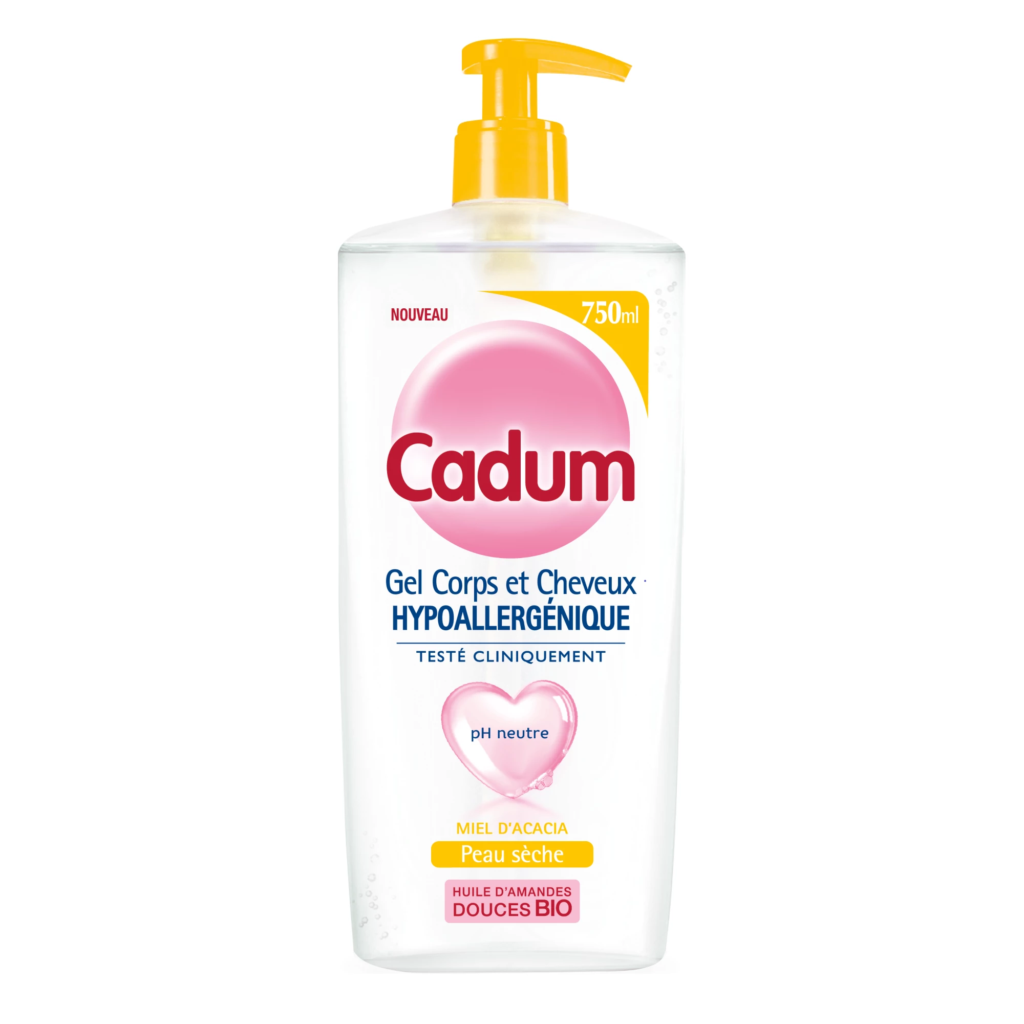 Cadum Dch Hypoal Miel 750ml