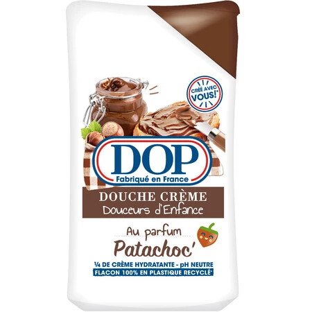 Watoto wa kuoga mara mbili ya cream na manukato 290ml patachoc - DOP
