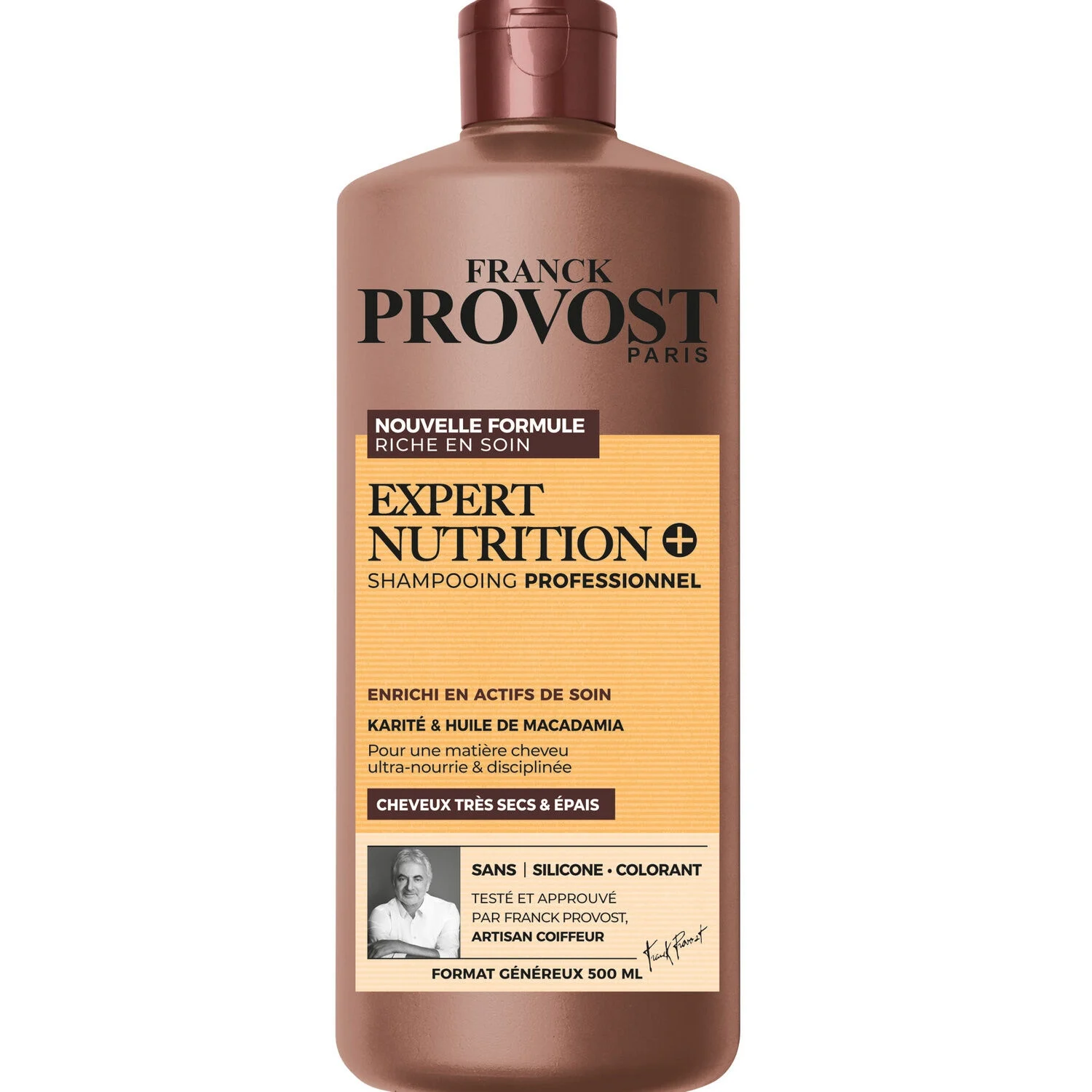 Shea & Macadamia Oil Very Dry and Thick Hair Shampoo 500ml - FRANCK PROVOST