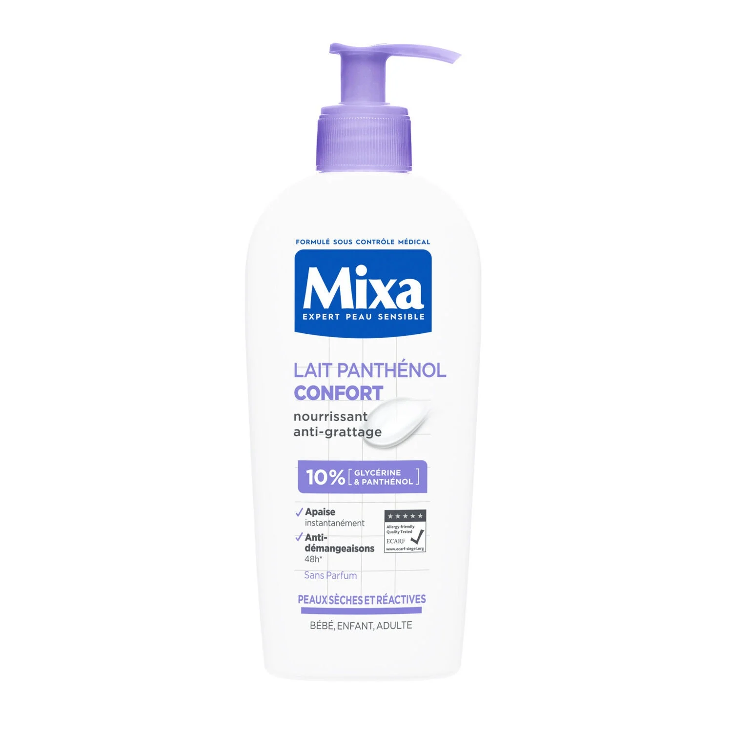 Panthenol Comfort Anti-Itch Body Milk 250ml - MIXA