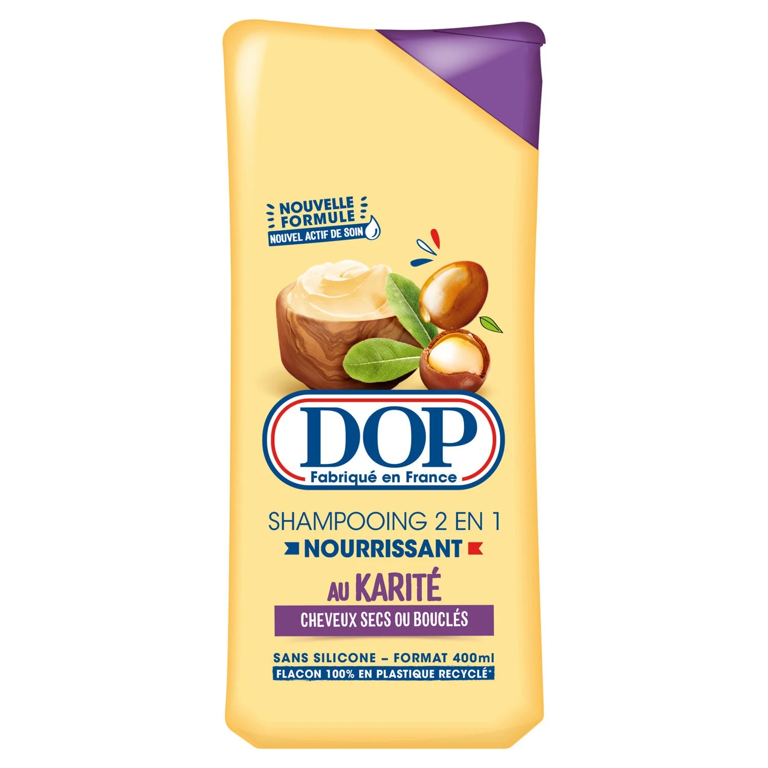 2in1 Nourishing Shampoo With Shea 400ml - Dop