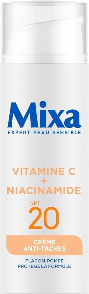 Крем против пигментных пятен с витамином C и ниацинамидом SPF 20 - MIXA