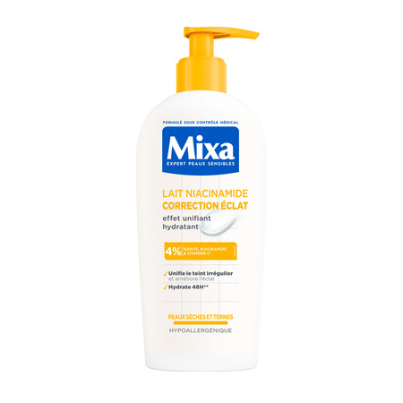 250ml Mixa Lait Niacinamide