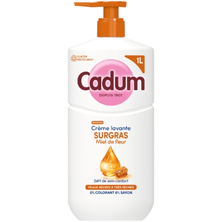1l Cadum Douche Surgras Miel