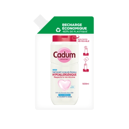 Cadum Douche Ecopack Hypoaller