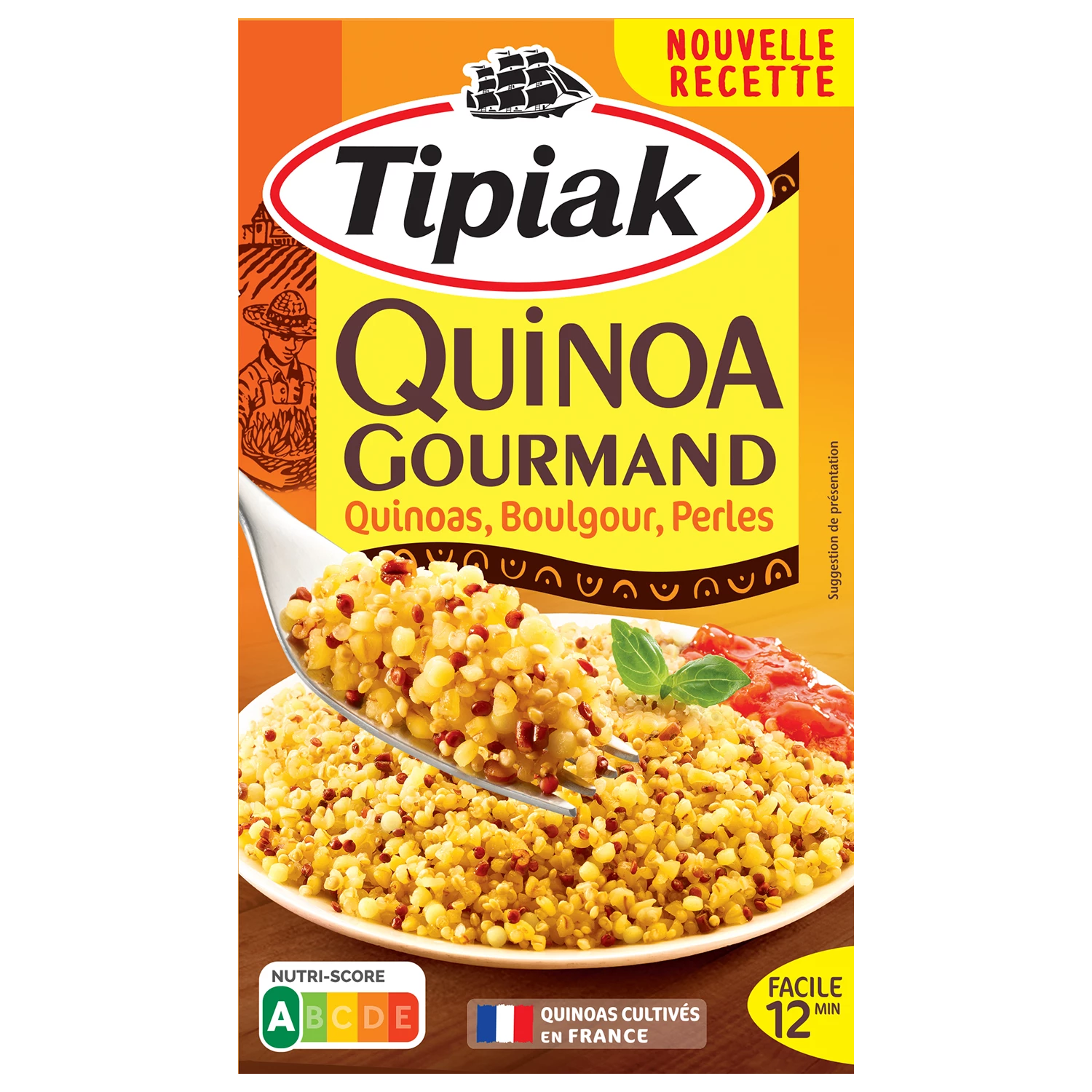 Quinoa et Blé, 400g - TIPIAK