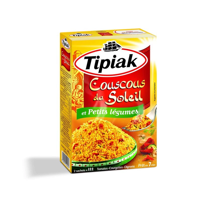 कूसकूस और छोटी सब्जियाँ, 2x200 ग्राम - टिपियाक