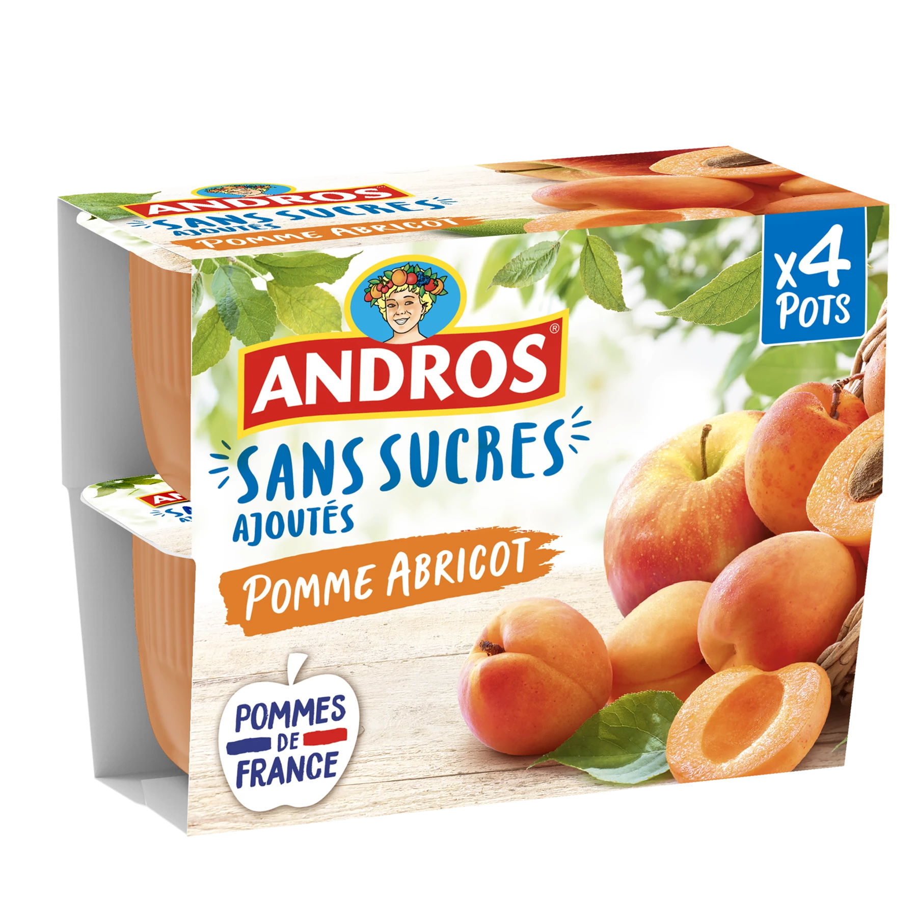 Andros Pomme Abricot Ssa 4x100