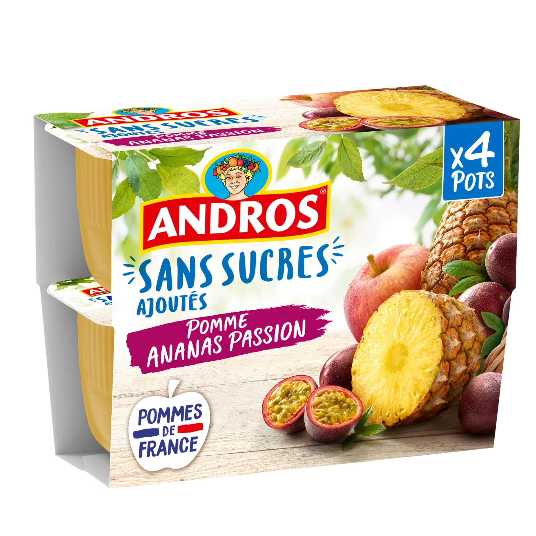 Andros Df Pom Ananas Pass 4x10
