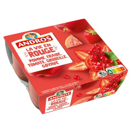 4x100g La Vie En Rouge Andros