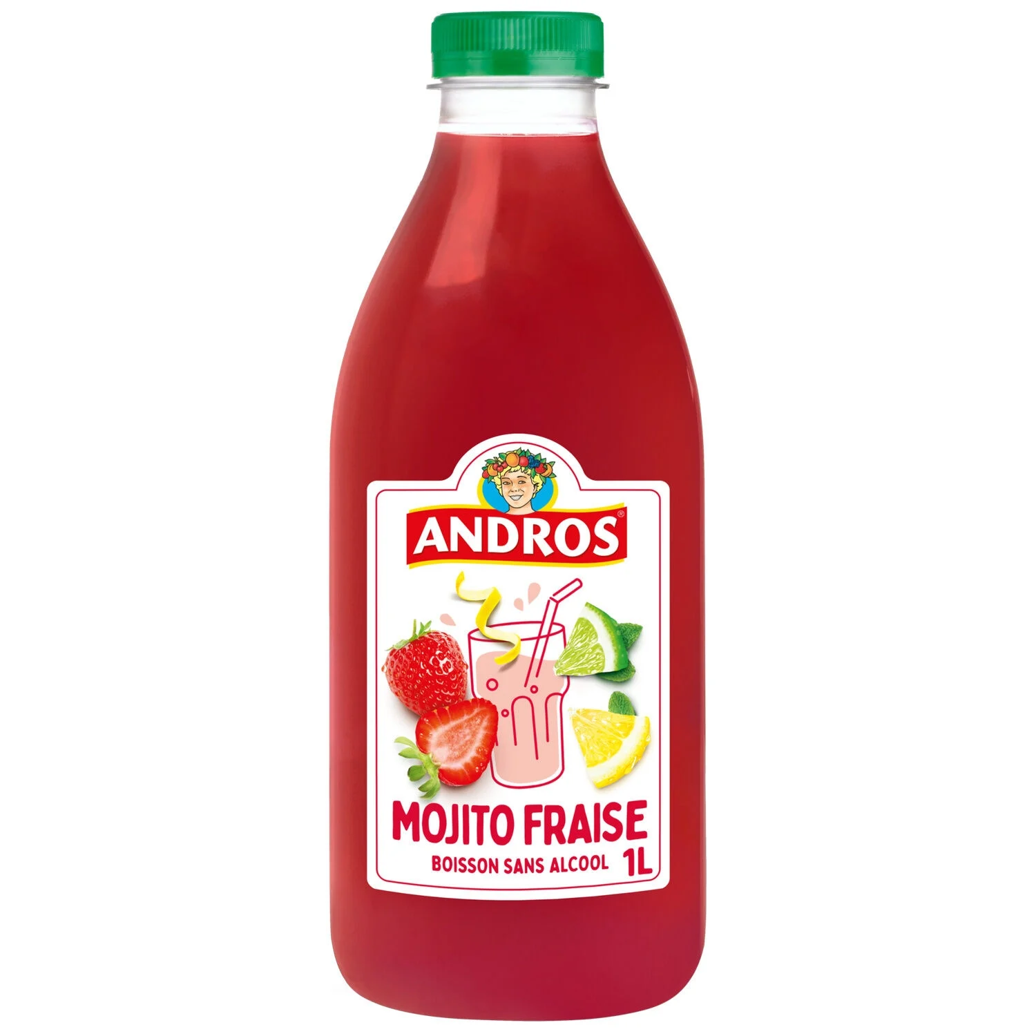 Mojito fresa sin alcohol 1l - Andros