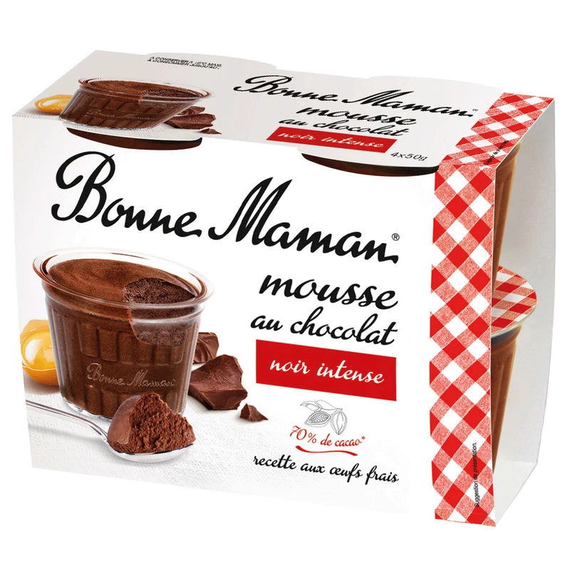 Fresh Choco Egg Mousse 4x5 - BONNE MAMAN