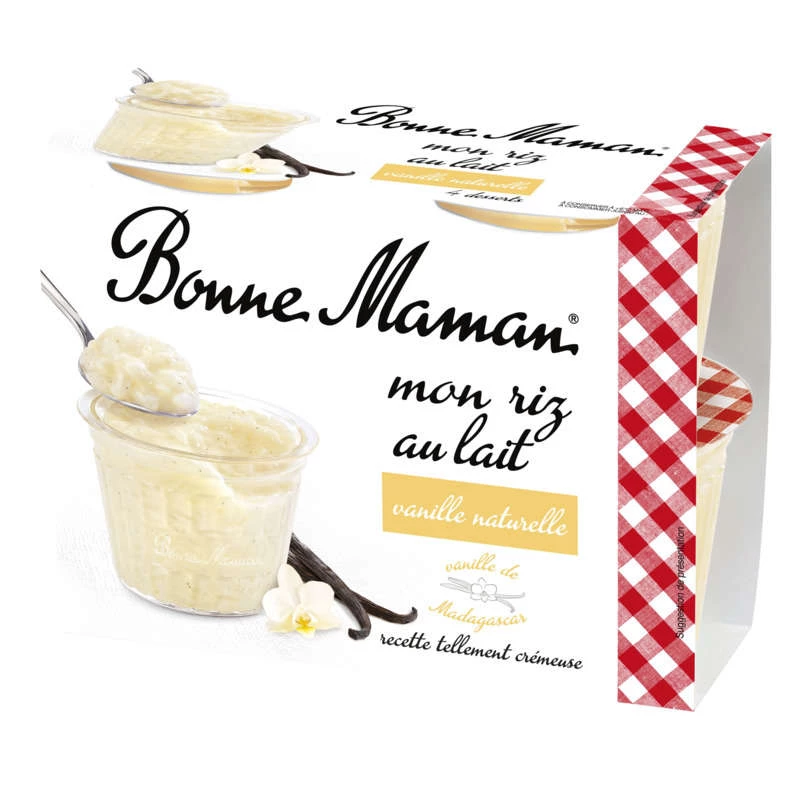 Bm Vanilla Rice 4x100g