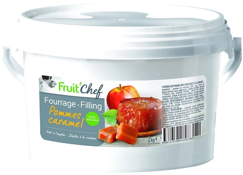 Preparation Apple Caram Garnit 2kg - Fruit Chef