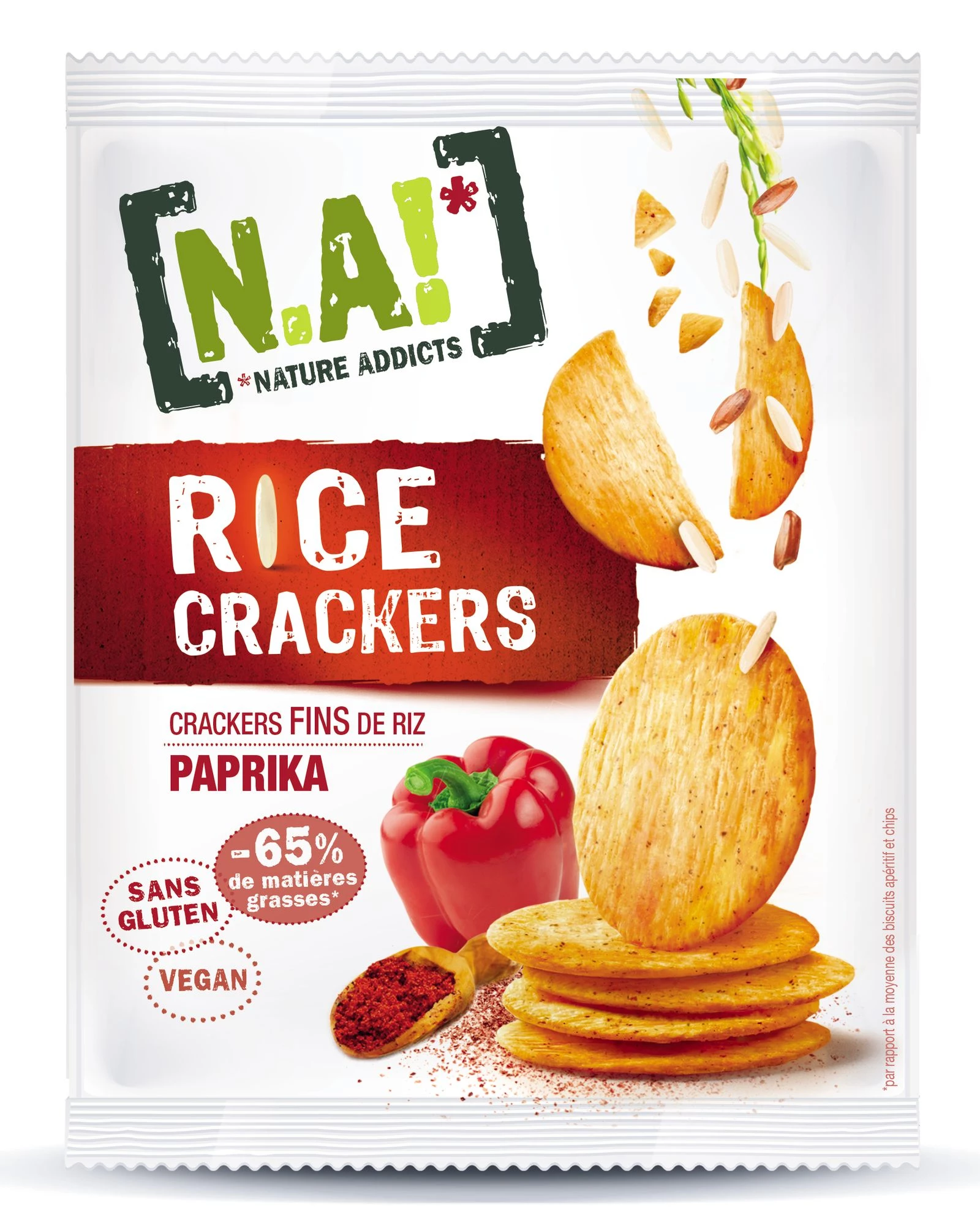 Rice Crackers 35g paprika flavor N.A! wholesaler