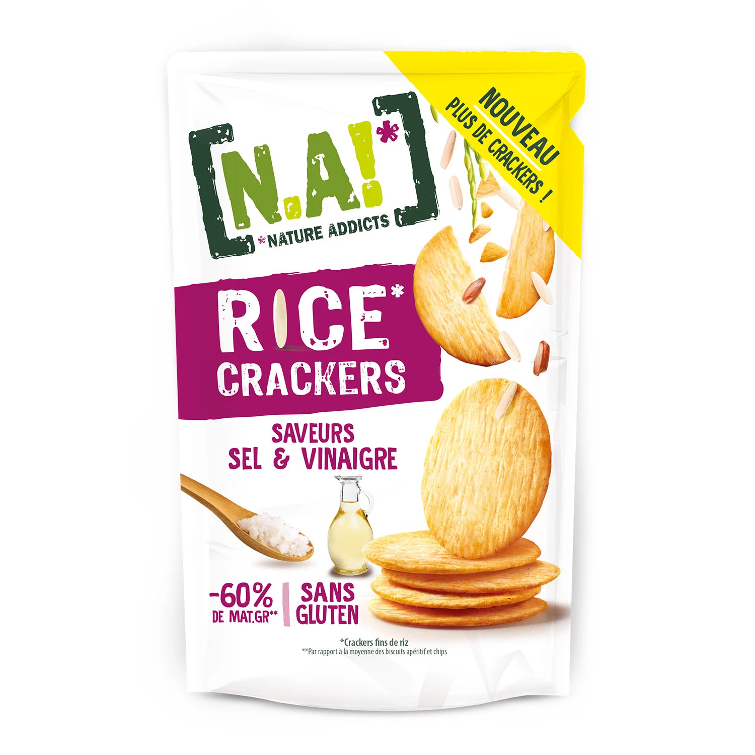 Rice Cracker Sel Vinaigre 8 - N.A!