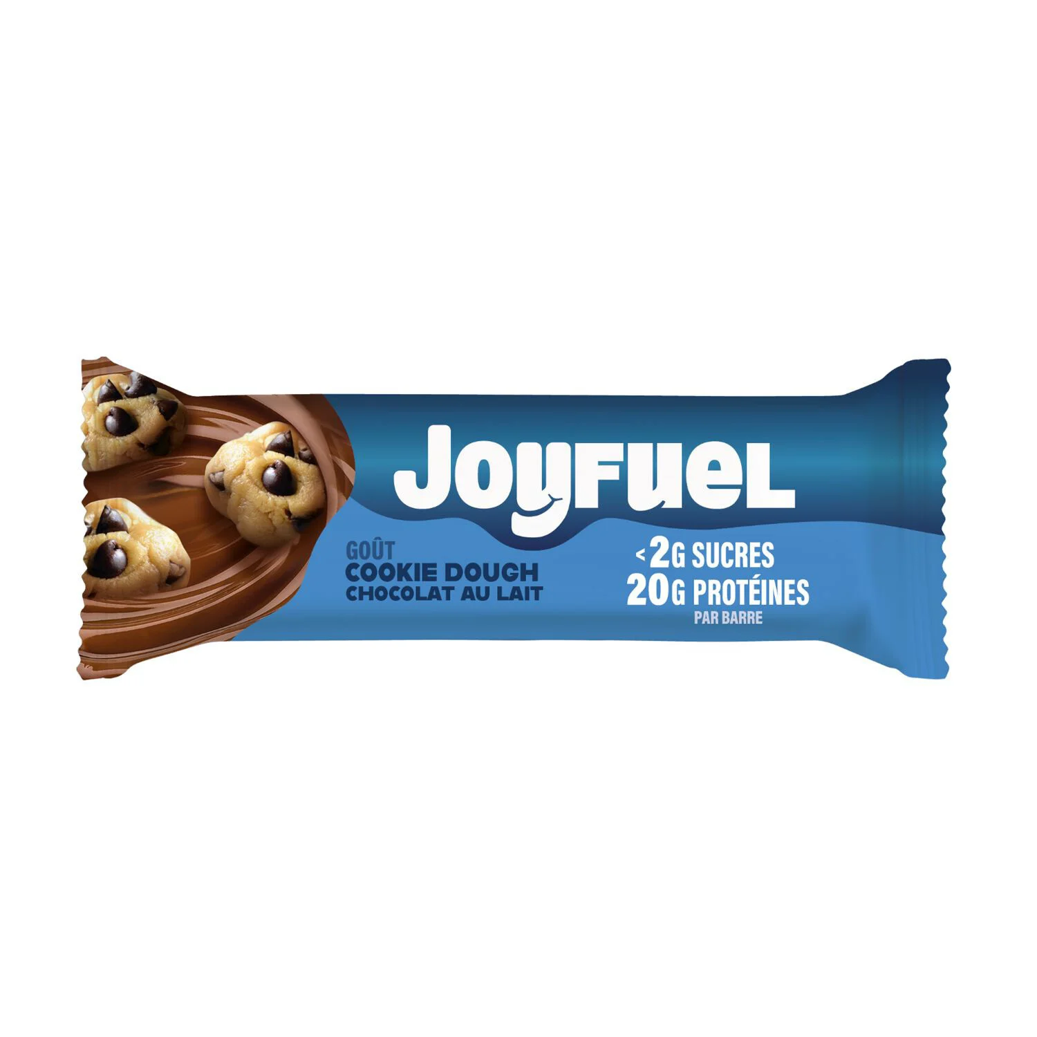 Chocolat Au Lait & Cookie Dough Barre Hyperprotéinée - 55g - JOYFUEL