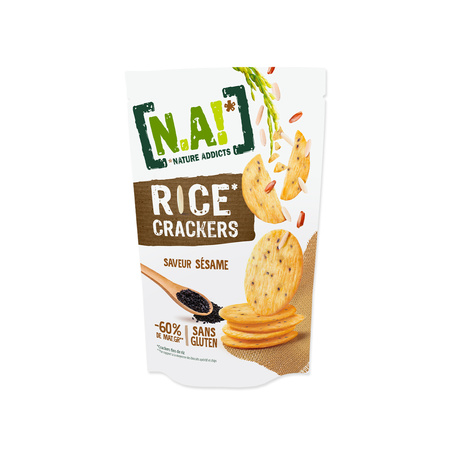 85g Na Rice Crackers Sesame