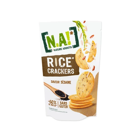 85g Na Rice Crackers Sesame