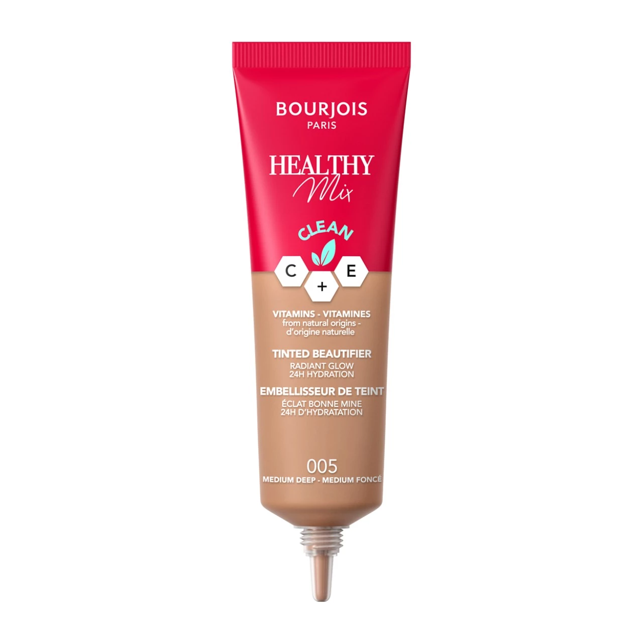 Crème Tonifiante Visage Hydratante 005 Medium Deep 30ml - Bourjois