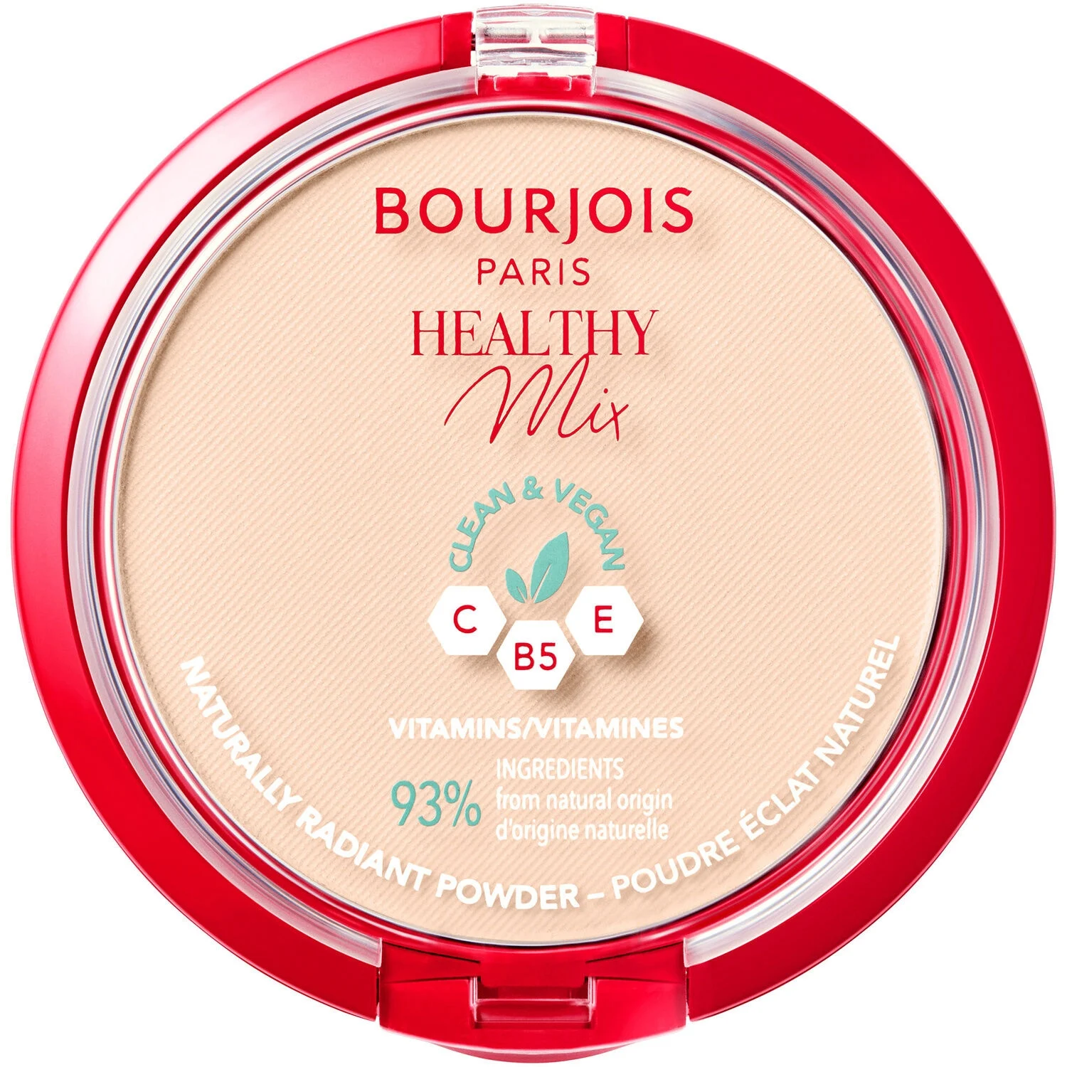 Poudre Matifiante 1 Porcelaine Healthy Mix Clean X1 - Bourjois