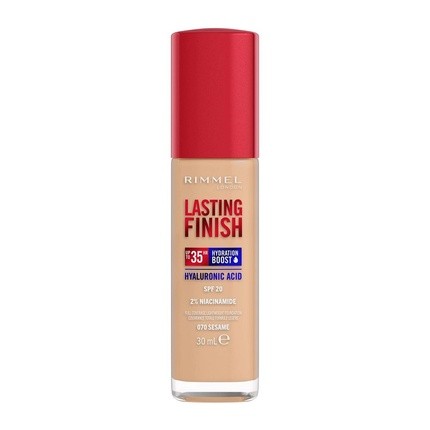 Fond de teint Lasting Finish 35h SPF 20 070 Sesame 30 ml - RIMMEL