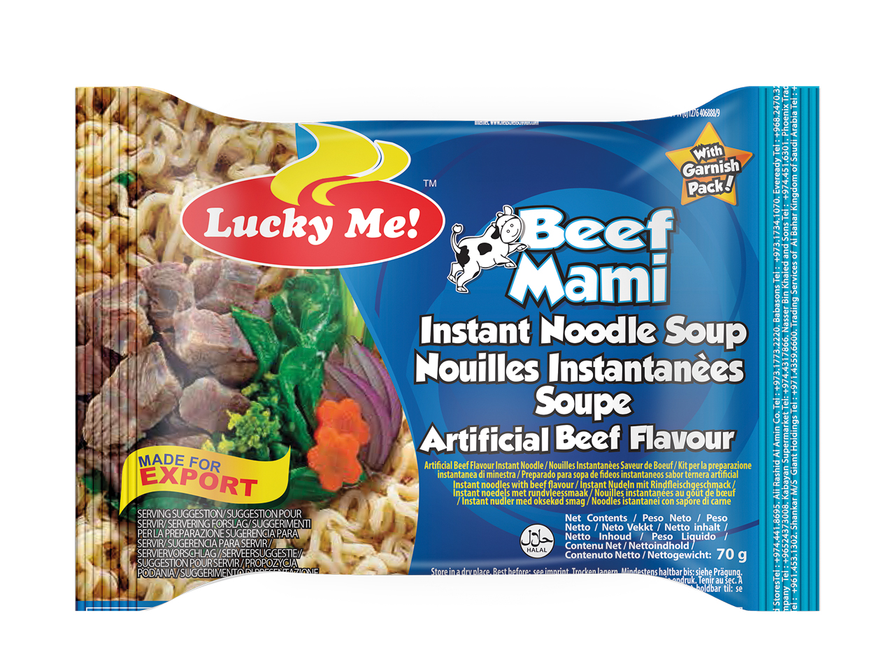 Beef Noodle Soup 70 G - LUCKY ME!