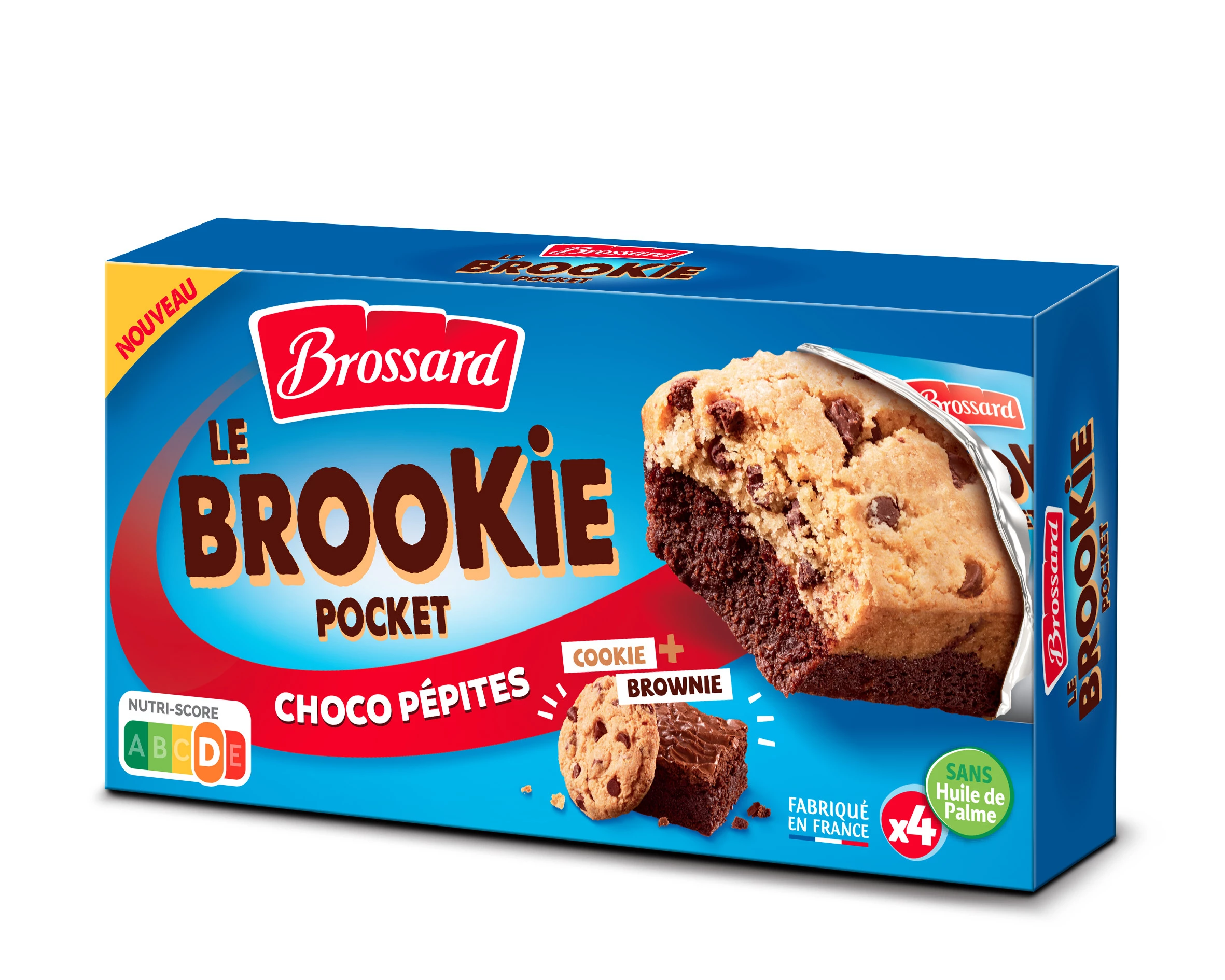 Brookie Pépites Chocolat X4 18